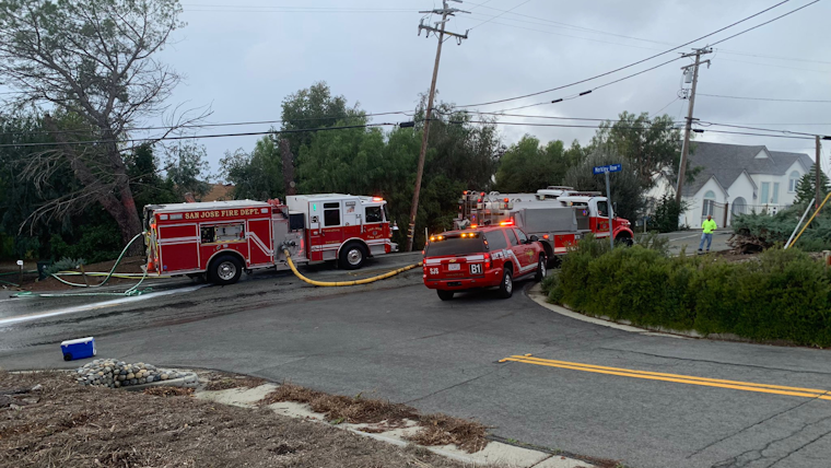 Resident Displaced as Fire Department Quells East Foothills Blaze in San Jose