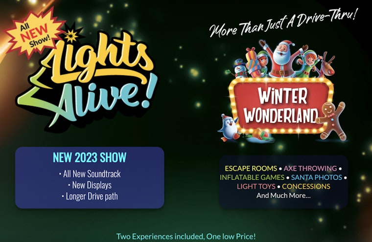 San Antonio's "Lights Alive!" Spectacular, A Drive-Thru Holiday Wonderland Lights Up San Antonio