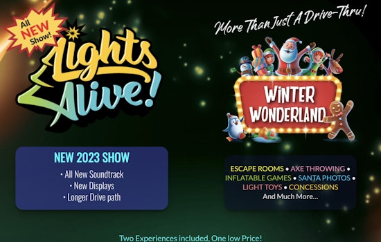 San Antonio's "Lights Alive!" Spectacular, A Drive-Thru Holiday Wonderland Lights Up San Antonio