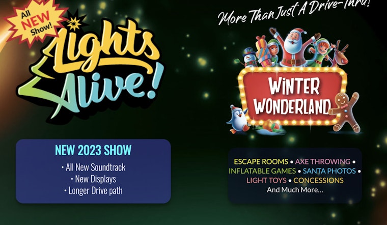 San Antonio's "Lights Alive!" Spectacular, A Drive-Thru Holiday Wonderland Lights Up San Antonio