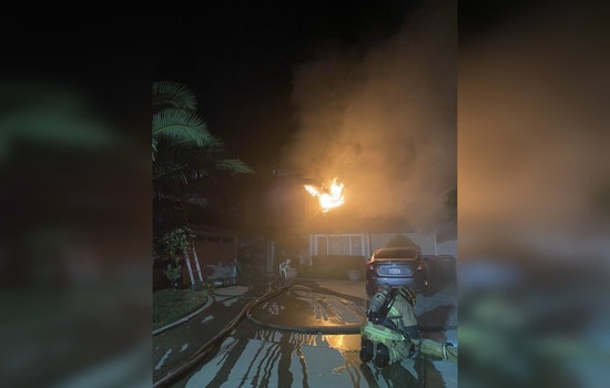 San Bernardino Firefighters Quell Attic Inferno, Cause Remains Under Investigation