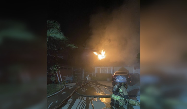 San Bernardino Firefighters Quell Attic Inferno, Cause Remains Under Investigation