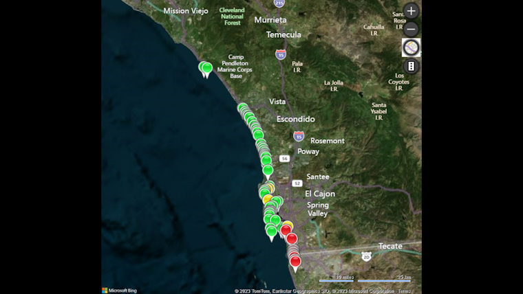 San Diego County Beachfronts Face Closures and Advisories Amid Bacterial Pollution Concerns