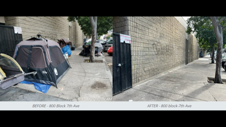 San Diego Utilizes State Grant to Clear Homeless Encampments, Aiding Housing Efforts in East Village