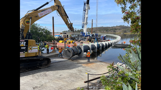 San Diego's Miramar Reservoir Sees Pure Water Pipeline Installation Amid City's Push for Sustainable Water Supply