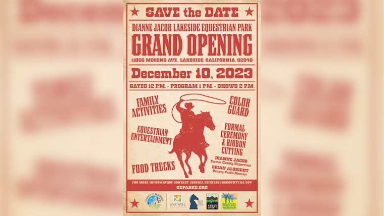 San Diego's New Equestrian Park Gallops into Action with Grand Opening Bash