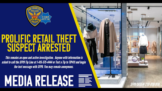 San Francisco Police Capture Teen Shoplifting Queen in Tenderloin Bust