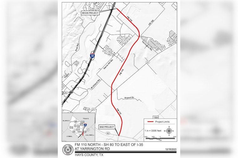 San Marcos Celebrates Opening of New FM 110 North to Alleviate I-35 Traffic Congestion