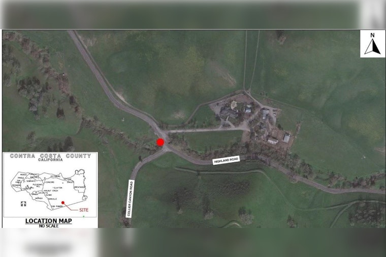 San Ramon Drivers Alerted, Expected Delays, Highland Road Erosion Repairs This Friday