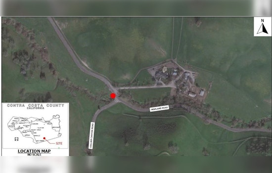 San Ramon Drivers Alerted, Expected Delays, Highland Road Erosion Repairs This Friday