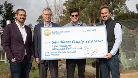 Senator Josh Becker Nets Half-Million Boost for Ohlone-Portolá Heritage Trail Project in San Mateo