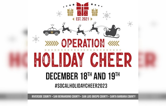 Southern California Law Enforcement to Salute Health Workers with 'Operation Holiday Cheer' Parade Across Four Counties