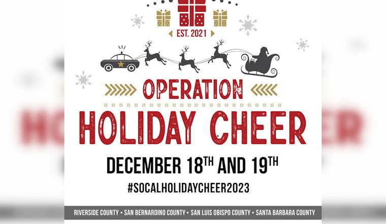 Southern California Law Enforcement to Salute Health Workers with 'Operation Holiday Cheer' Parade Across Four Counties
