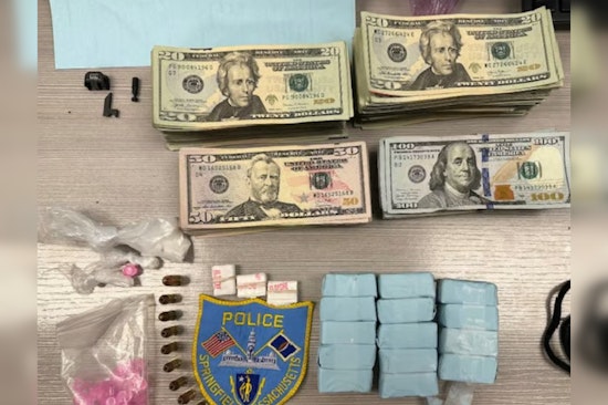 Springfield Police Seize Heroin, Cash, and Illegal Firearm Device, Man Charged After ShotSpotter Alert