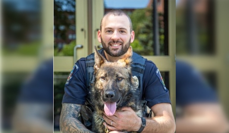 St. Louis Park Welcomes K9 Maverick to the Force in Official Swearing-In Ceremony