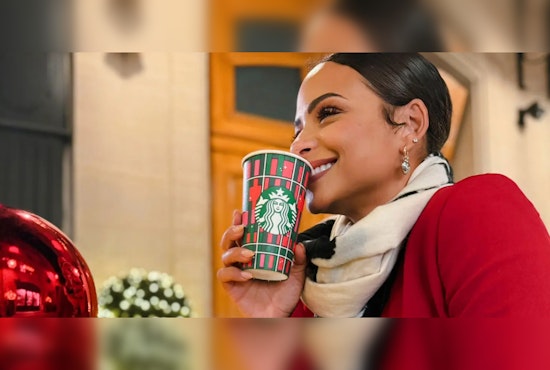 Starbucks Launches Festive "Cheermakers" Contest with Christina Milian to Reward Holiday Spirits with Gift Card Grabs