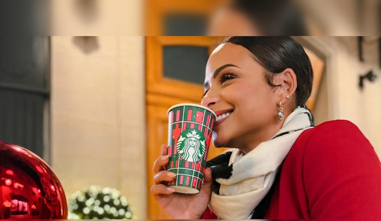 Starbucks Launches Festive "Cheermakers" Contest with Christina Milian to Reward Holiday Spirits with Gift Card Grabs