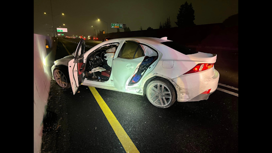 Stolen Lexus Linked to San Leandro Burglary Abandoned After I-880 Crash, Suspects Detained in Hayward