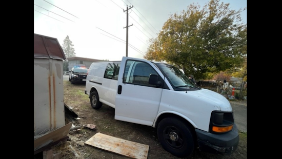 Suspected Vehicle Thief in Custody After Benicia Police Track Down Stolen Van