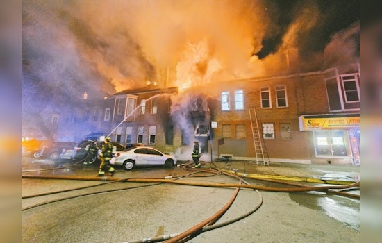 Teen and Woman Critically Injured as Fire Engulfs Chicago Apartment Building
