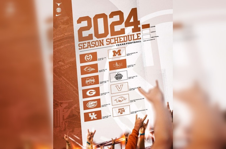 Texas Longhorns Charge Into SEC Fray with Inaugural Schedule, Featuring Showdown with Michigan and Texas A&M