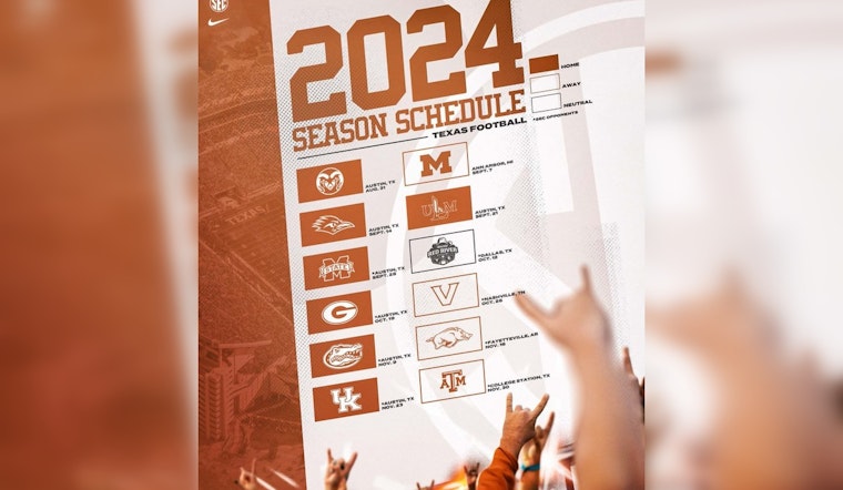 Texas Longhorns Charge Into SEC Fray with Inaugural Schedule, Featuring Showdown with Michigan and Texas A&M