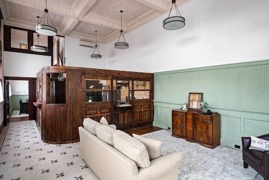 Texas Town's Old Bartlett National Bank Transformed into Stellar Airbnb Getaway