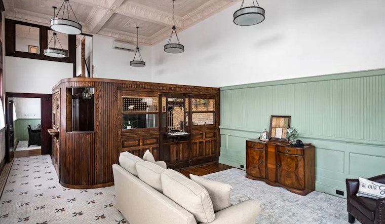 Texas Town's Old Bartlett National Bank Transformed into Stellar Airbnb Getaway