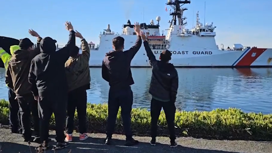 U.S. Coast Guard Cutter Waesche Back in Alameda After 89-Day Drug Interdiction and Rescue Mission in the Pacific