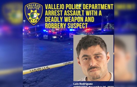 Vallejo Citizens Cuff Crook After Duel Downtown Heists