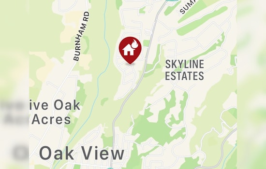 Ventura County Firefighters Subdues Oak View Blaze