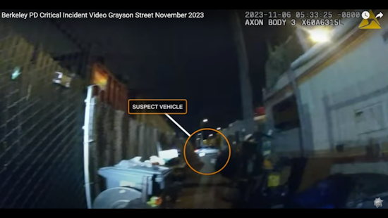 VIDEO: Berkeley Bust Video Incident Released, Cop Shoots Suspect in Auto Burglary Escalation