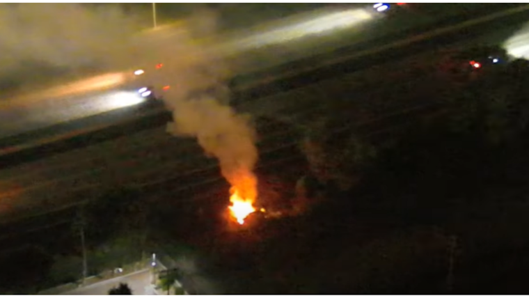 VIDEO: Chula Vista Cops Crash Car Blaze to Save Trapped Man