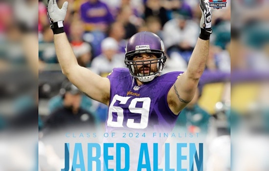 Vikings Legend Jared Allen Goes for Gold as 2024 Pro Football Hall of Fame Finalist