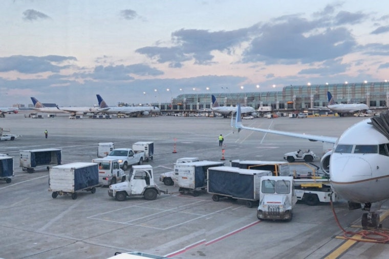 Wingtips Clipped as Two Planes Make Contact on O'Hare Airport Tarmac in Chicago