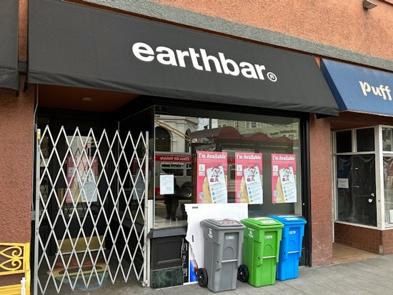 Castro juice & smoothie shop Earthbar shutters after 6 years