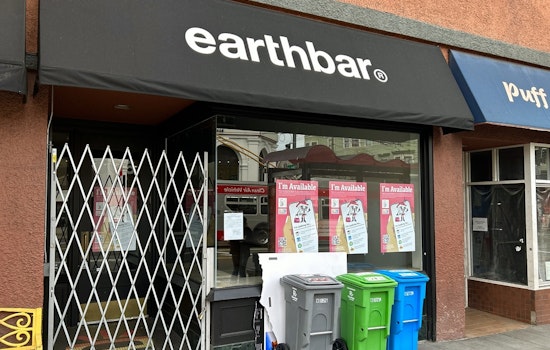 Castro juice & smoothie shop Earthbar shutters after 6 years