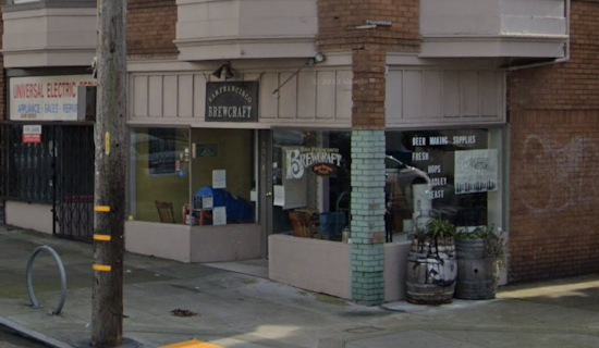 SF homebrew supply store, SF Brewcraft, has closed