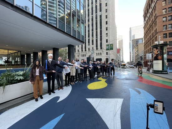The Financial District now has its first protected bike lane 