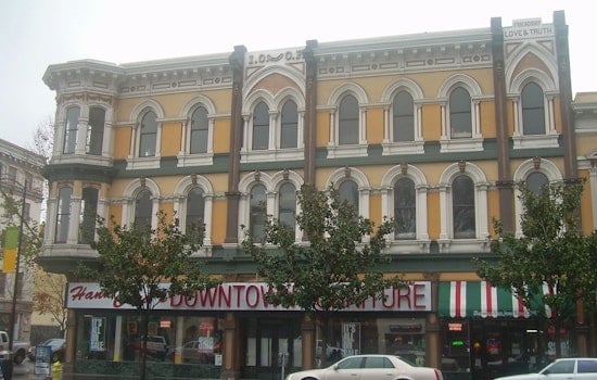 Sign goes up at San Jose's historic Odd Fellows Building set to house innovative food hall venture