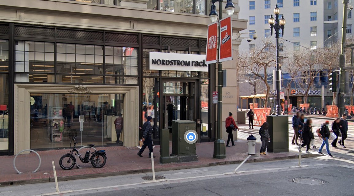 Nordstrom at Westfield Mall in San Francisco is closing, and so is the