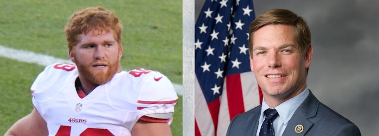 Congressman Swalwell Shares Twitter DM of Alleged Death Threat from Ex-49er Bruce Miller