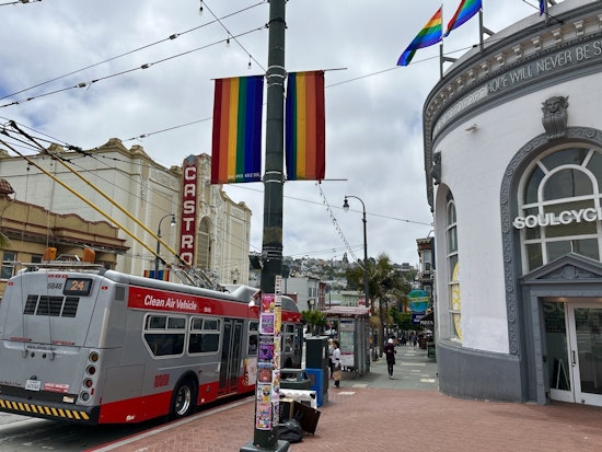 Castro Merchants Awarded $50K Grant to Replace Rainbow Banners & Support Art Walk