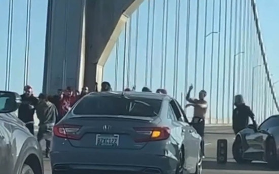 Footage Shows Bay Bridge Illegally Shut Down to Film Music Video; It's Not The First Time