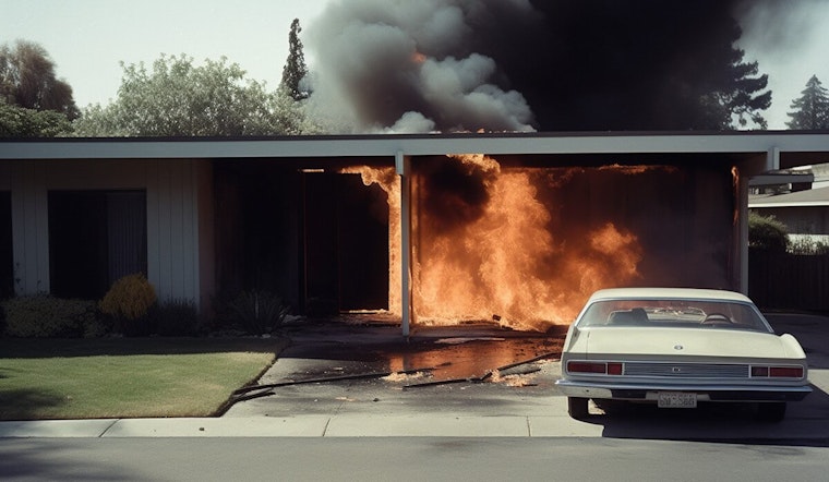 Historic MidCenMod Eichler Structure in Palo Alto Hit by Garage Fire