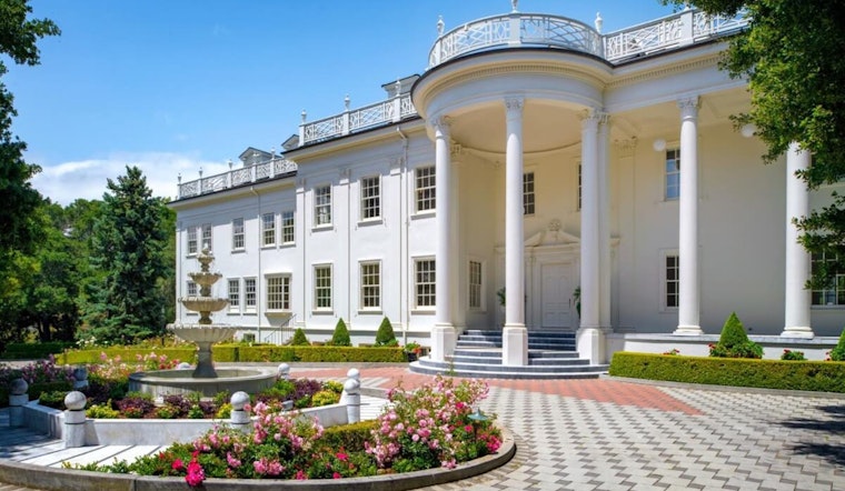 Own this $38.9M Replica of the White House with its Storied Past in Hillsborough at 401 El Cerrito Ave