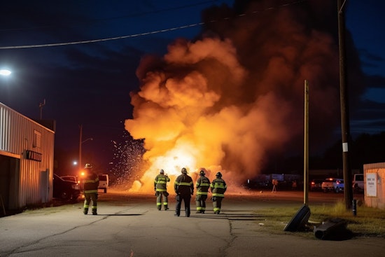Update: Suspect Arrested - San Jose Public Storage Explodes; Subsequent 3-Alarm Fire Now Contained
