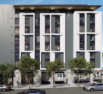 Resubmitted Market & Sanchez Condo Building Adds Two Floors & Starbucks on Ground Floor