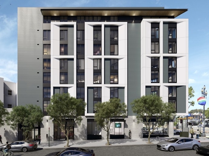 Resubmitted Market & Sanchez Condo Building Adds Two Floors & Starbucks on Ground Floor