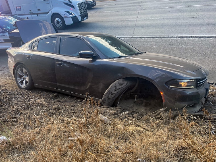  High-Speed Chase in Pleasanton on I-580 Culminates in Crash; Stolen Dodge Charger and Over $10K in Goods